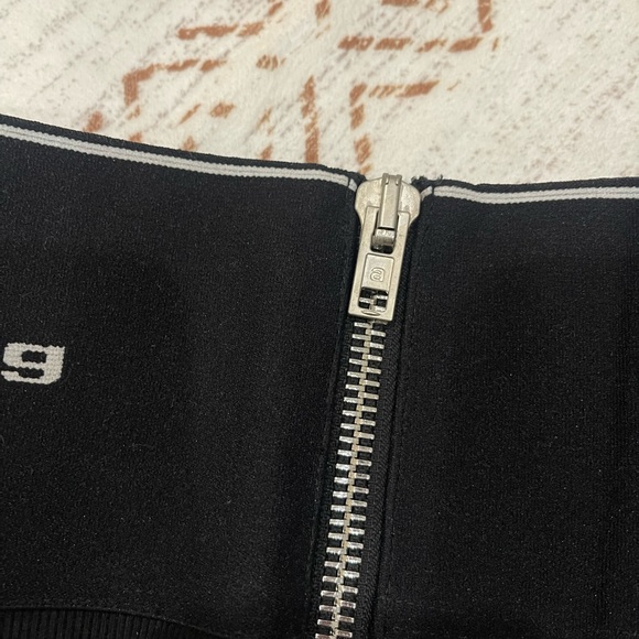 Alexander Wang Black Mini Skirt with Zipper Detail - Picture 8 of 8